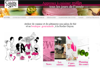 cuisine-en-seine.fr website preview