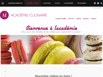 academieculinaire.fr website preview