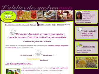 gastronamis.fr website preview
