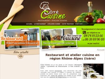 cotecuisine38.com website preview