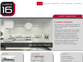 cuisine16.fr website preview