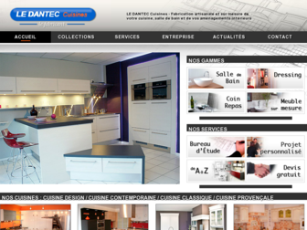cuisines-ledantec.com website preview