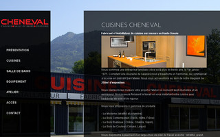 cuisines-cheneval.com website preview