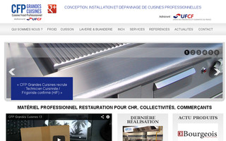 cuisine-froid-professionnel.com website preview