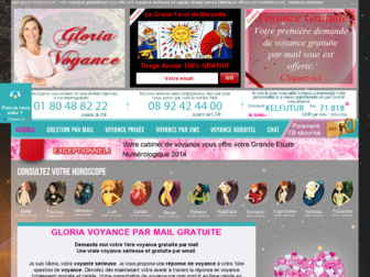 gloria-voyance.com website preview