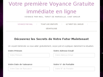 mediumspirit.fr website preview