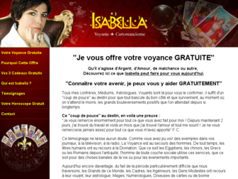 isabella.fr website preview