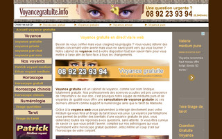 voyancegratuite.info website preview