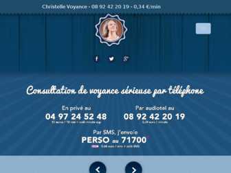 christellevoyance.com website preview