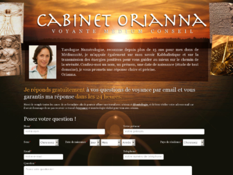 orianna-voyance.com website preview