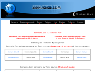 serrurerie.com website preview