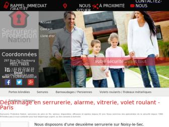 serrurerienation.com website preview