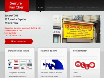 serrure-pas-cher.fr website preview