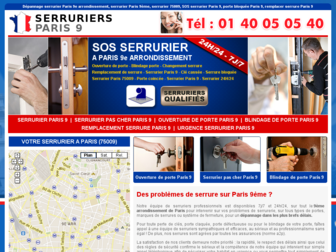 serruriers-paris-9.fr website preview