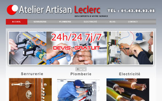 artisan-leclerc.com website preview