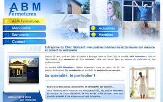 abm-fermetures-bourges.com website preview