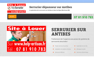 antibes.help-serrurier.fr website preview