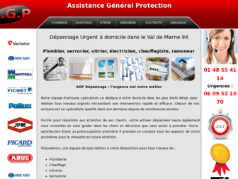 agp-depannage.fr website preview