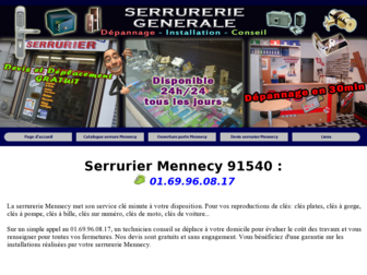 serruriersmennecy.fr website preview