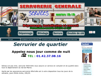 serruriersalfortville.com website preview