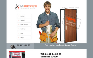 serrurerie-aulnaysousbois.net website preview