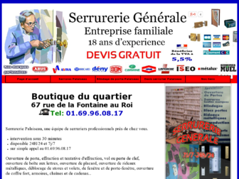 serrurierspalaiseau.fr website preview