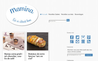 mamina.fr website preview