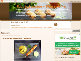 toques2cuisine.com website preview