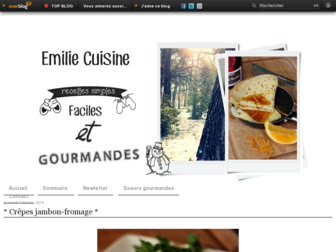 emiliecuisine.over-blog.com website preview