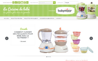 cuisine-de-bebe.com website preview
