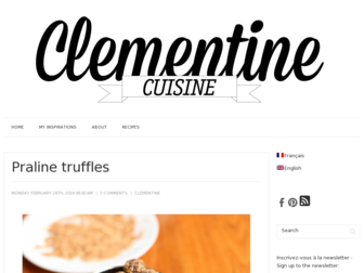 clementinecuisine.net website preview