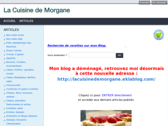 lacuisinedemorgane.blog4ever.com website preview