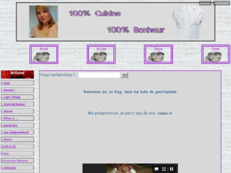 100cuisine-100bonheur.blog4ever.com website preview