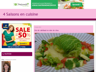 4saisonsencuisine.com website preview