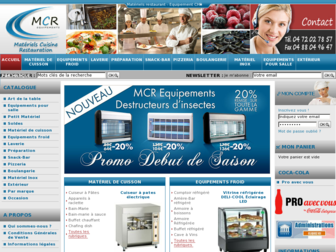 mcr-equipements.com website preview