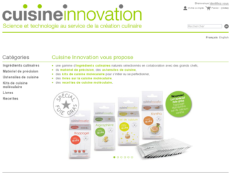 cuisine-innovation.com website preview