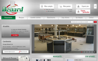 benard-cuisines-professionnelles.com website preview