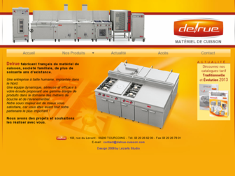 delrue-cuisson.com website preview