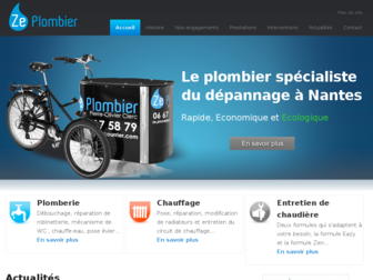 zeplombier.fr website preview