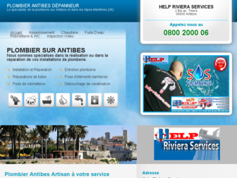 antibes.help-plombier.fr website preview