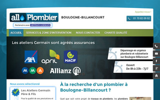 allo-plombier-boulogne.fr website preview