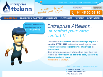 attelann.fr website preview