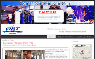 formationplombierparis.formationplombierchauffagiste.org website preview