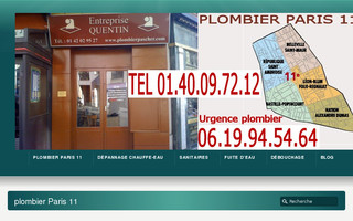paris-11-plombier.com website preview