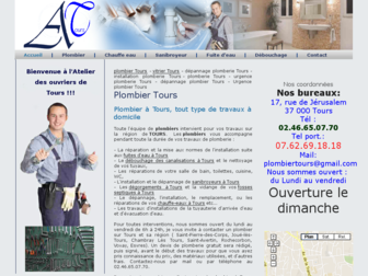 plombiertours37.fr website preview