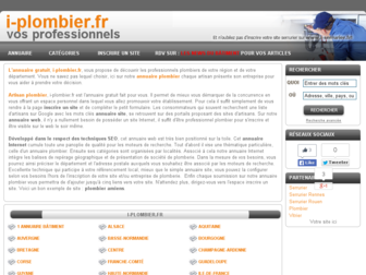 i-plombier.fr website preview