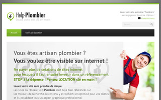 help-plombier.fr website preview