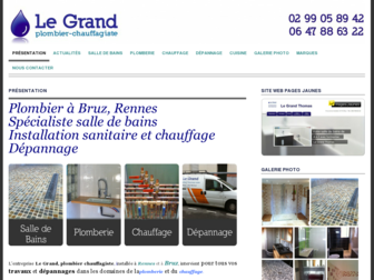 legrandthomasplombier.wordpress.com website preview