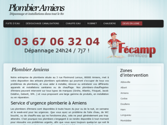 plombier-amiens.fr website preview