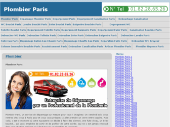 plombier-paris-75.fr website preview